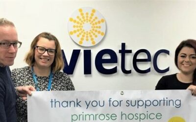 vietec raises over £10,000 for The Primrose Hospice